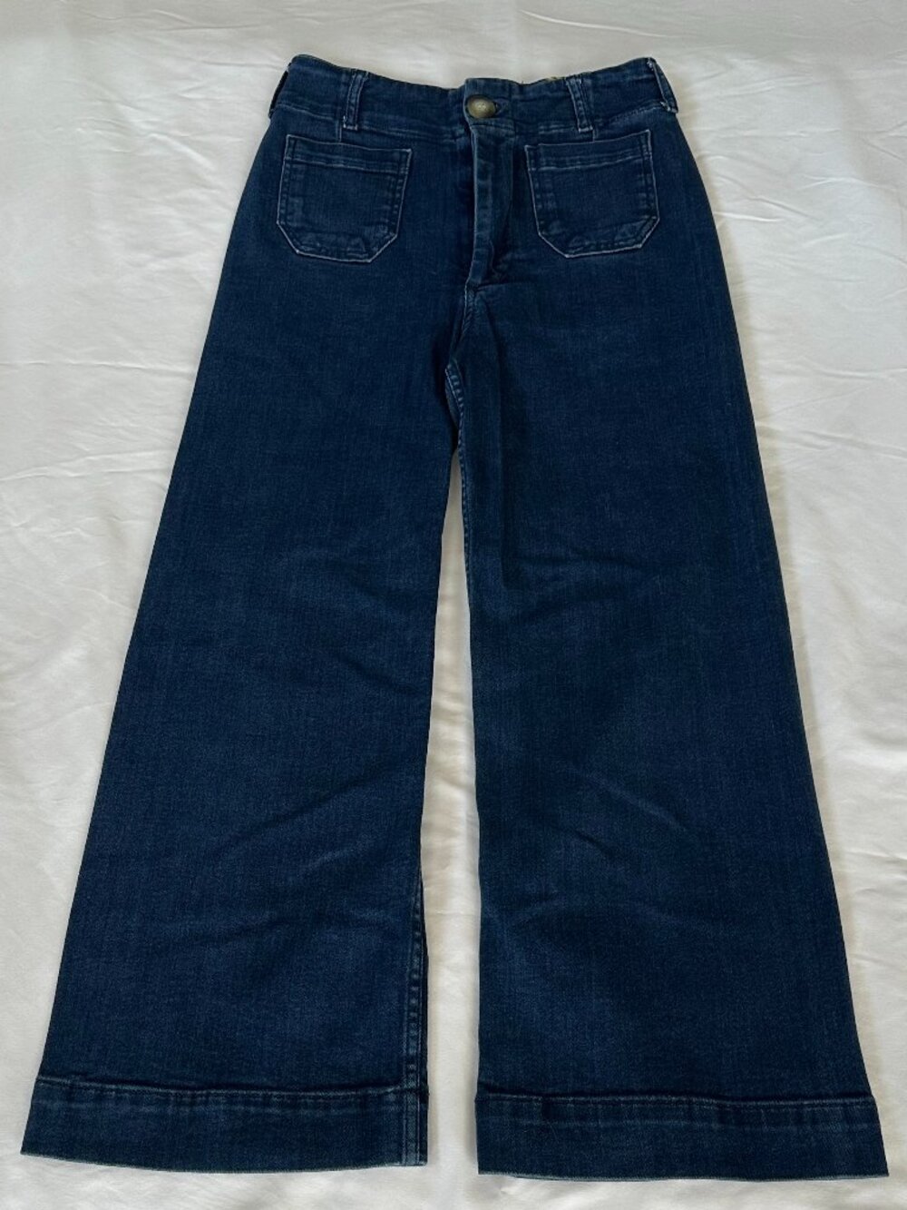 Maeve Colette Cropped Jeans Dark Wash Sz 27
